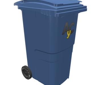 Cubo de basura azul 240 litros Cubo de basura azul 240 litros