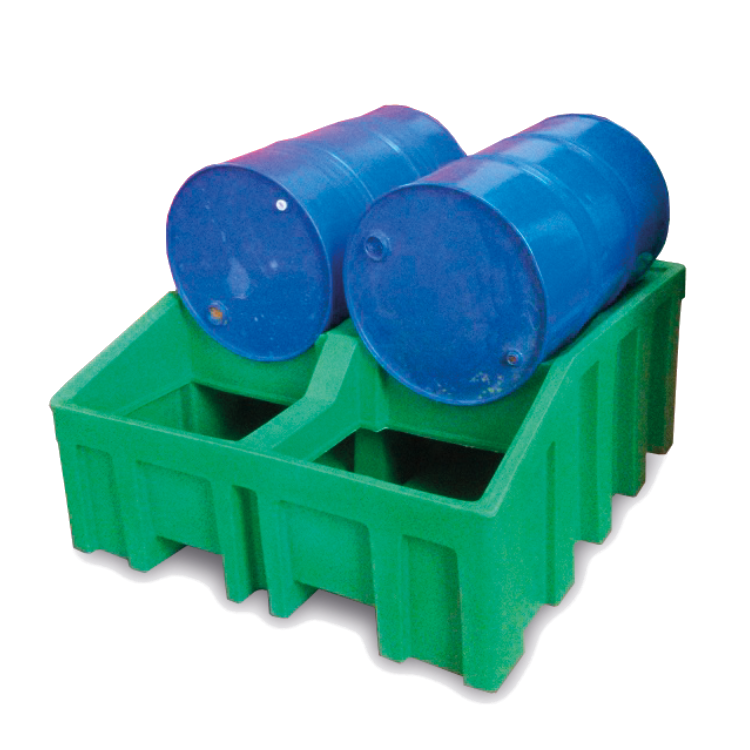 Cubeto para 2 bidones horizontal Cubeto para 2 bidones horizontal