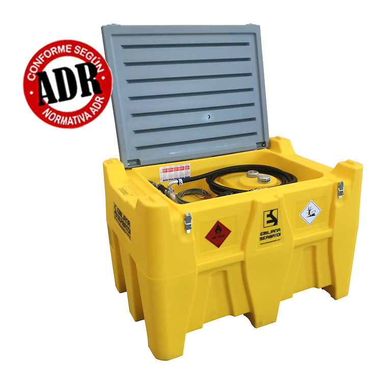 Depósito Gasóleo de 440L. – Bomba de 24V. Depósito Gasóleo de 440L. – Bomba de 24V.