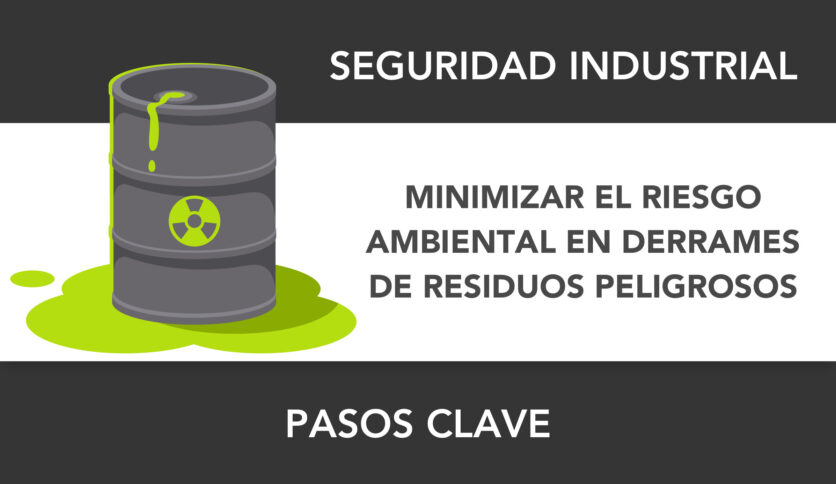 Derrame de residuos peligrosos: pasos clave para minimizar el riesgo ambiental