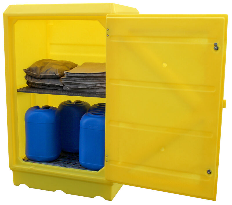 Armario con Cubeto dcp3e Retención 100 litros – Amarillo Armario con Cubeto dcp3e Retención 100 litros – Amarillo
