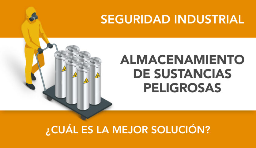 ¿Cuál es la mejor solución de almacenamiento para sustancias peligrosas?
