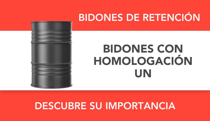 Bidones con homologación UN: qué son y cuál es su importancia