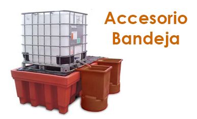 Bandeja anti-goteo para cubeto de retencion de plastico
