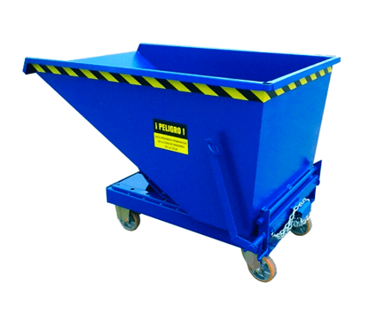 Tolva auto basculante 1100 l. Tolva auto basculante 1100 l.
