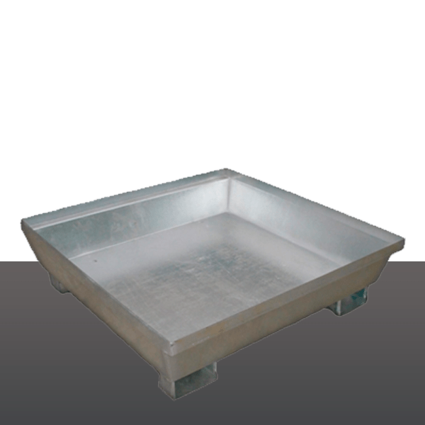 Cubeto de Acero Galvanizado · Sin rejilla · 245L. Cubeto de Acero Galvanizado · Sin rejilla · 245L.