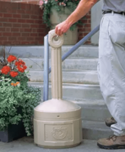 Contenedor Gris · cenicero para exteriores Contenedor Gris · cenicero para exteriores