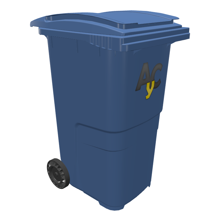 Cubo de basura azul 240 litros Cubo de basura azul 240 litros