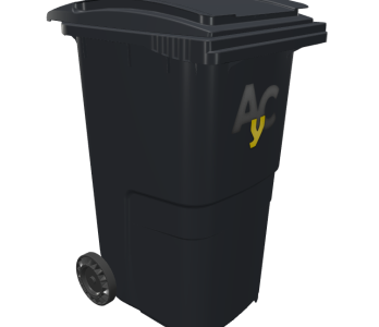 Cubo de basura gris 240 litros Cubo de basura gris 240 litros