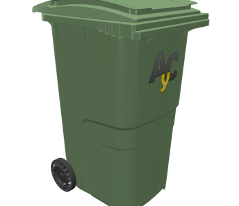 Cubo de basura · Verde · Reciclaje · 240 litros Cubo de basura · Verde · Reciclaje · 240 litros