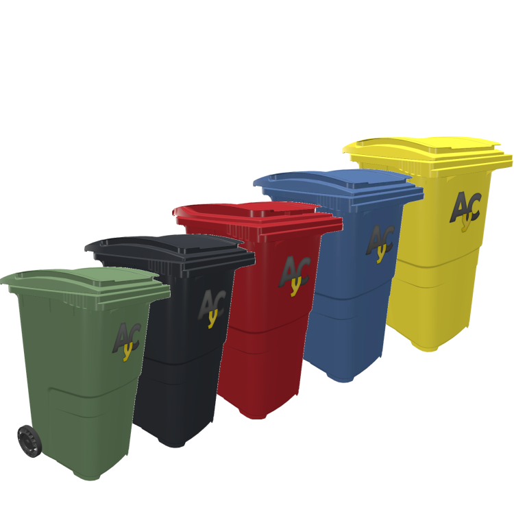 Cubo de basura · Verde · Reciclaje · 240 litros Cubo de basura · Verde · Reciclaje · 240 litros