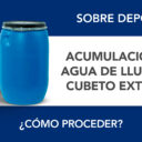 ¿Qué hago si se acumula agua de lluvia en mi cubeto exterior? ¿Qué hago si se acumula agua de lluvia en mi cubeto exterior?