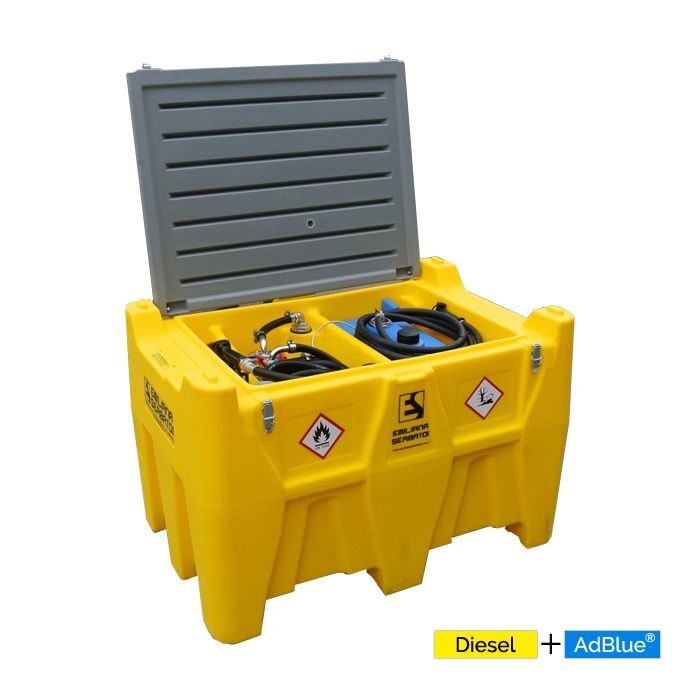 Depósito combinado de Gasóleo 400 L + AdBlue®/Urea 50 L. Depósito combinado de Gasóleo 400 L + AdBlue®/Urea 50 L.