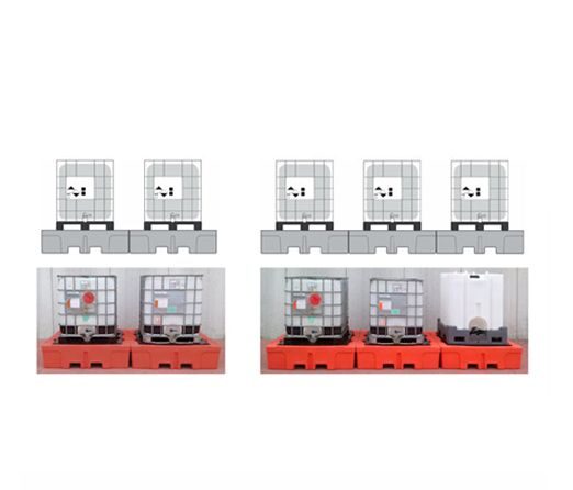 Cubeto de retención GRG modular de perfil bajo Cubeto de retención GRG modular de perfil bajo