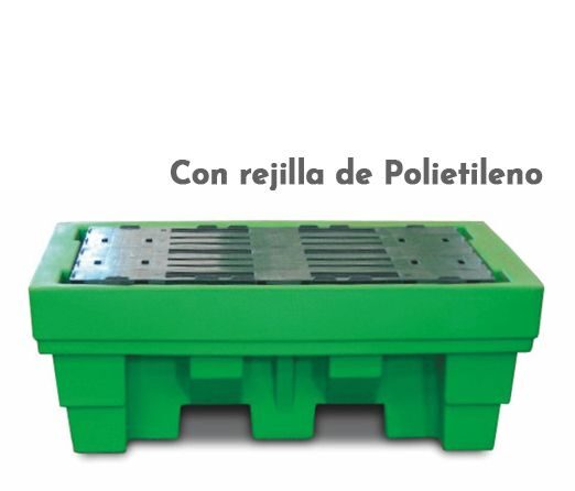 Cubeto de retención para 2 bidones Cubeto de retención para 2 bidones