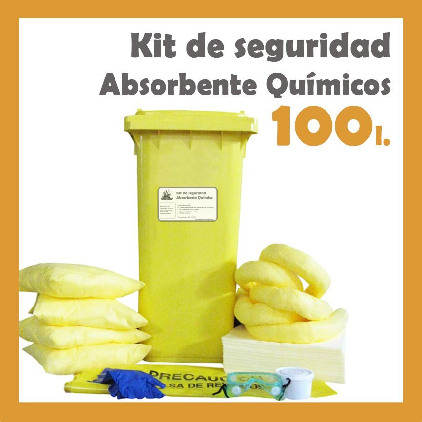 Kit Absorbentes Químicos 100 litros Kit Absorbentes Químicos 100 litros
