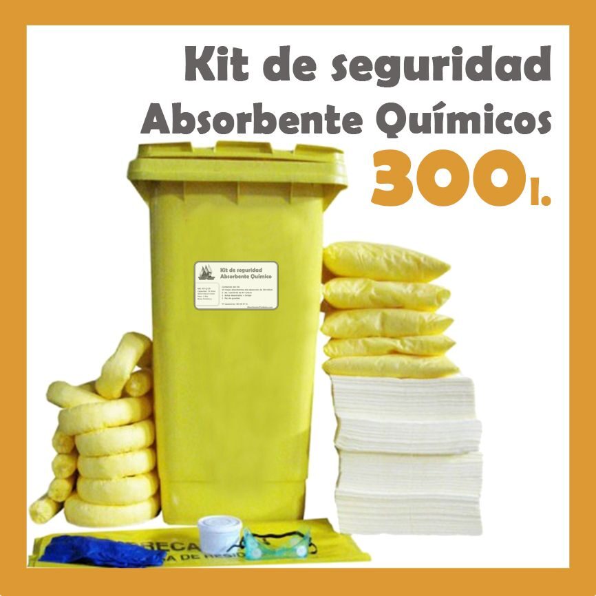 Kit Absorbentes Químicos 300 litros Kit Absorbentes Químicos 300 litros